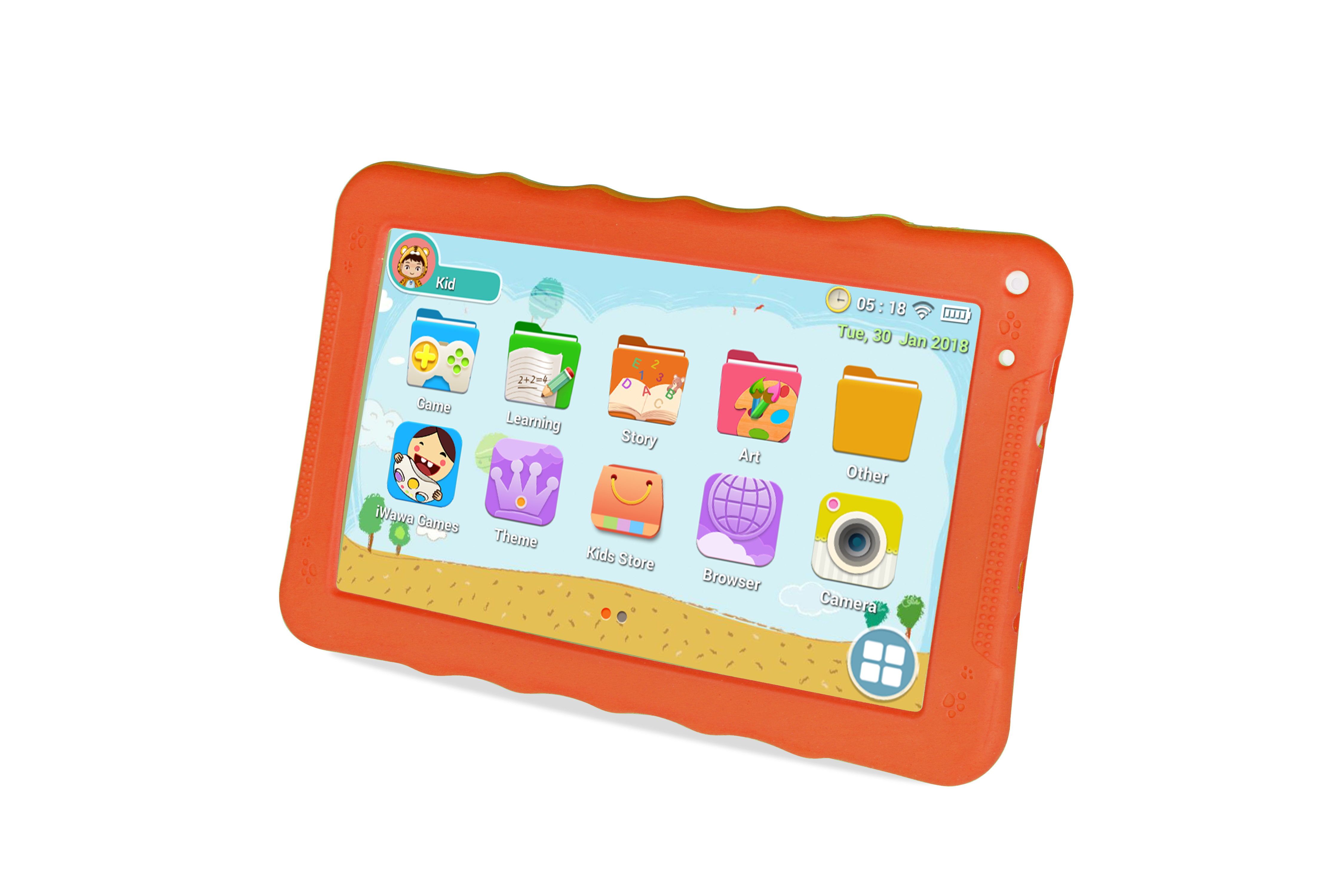 Wintouch K-93 9-inch 8GB ROM 512MB RAM Wifi Android Tablet Orange Color